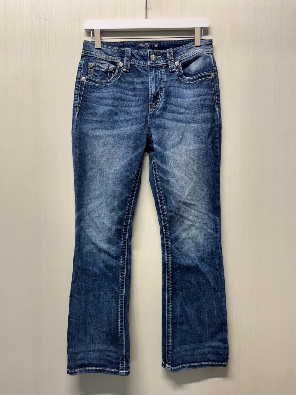 Miss Me Longhorn Curvy Boot Jeans